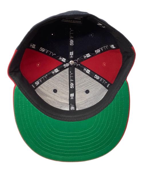 New Era（ニューエラ）New Era (ニューエラ) 近鉄バファローズ (キンテツバファローズ) キャップ レッド×ホワイト×ネイビー サイズ:57.7cmの古着・服飾アイテム