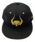 New Era (ニューエラ) キャップ ブラック×ゴールド サイズ:MLサイズ：7000円