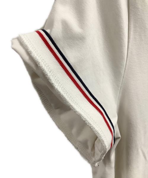 MONCLER（モンクレール）MONCLER (モンクレール) 半袖カットソー ホワイト サイズ:Mの古着・服飾アイテム