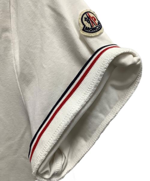 MONCLER（モンクレール）MONCLER (モンクレール) 半袖カットソー ホワイト サイズ:Mの古着・服飾アイテム