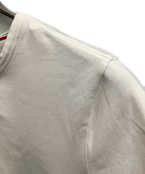 MONCLER（モンクレール）MONCLER (モンクレール) 半袖カットソー ホワイト サイズ:Mの古着・服飾アイテム