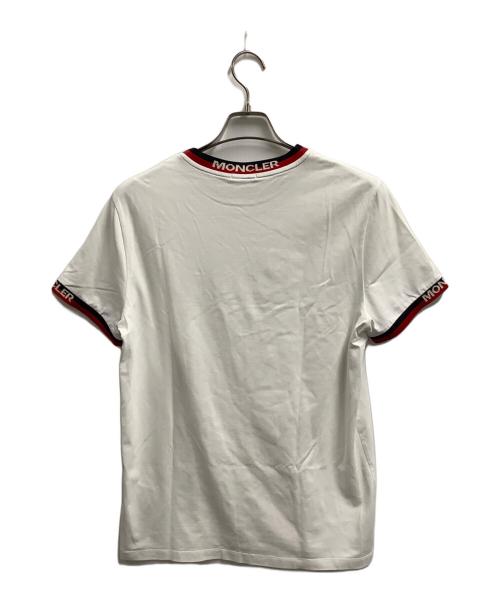 MONCLER（モンクレール）MONCLER (モンクレール) 半袖カットソー ホワイト サイズ:Mの古着・服飾アイテム