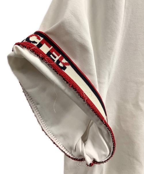 MONCLER（モンクレール）MONCLER (モンクレール) 半袖カットソー ホワイト サイズ:Mの古着・服飾アイテム
