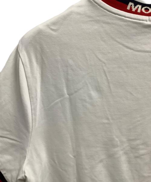 MONCLER（モンクレール）MONCLER (モンクレール) 半袖カットソー ホワイト サイズ:Mの古着・服飾アイテム