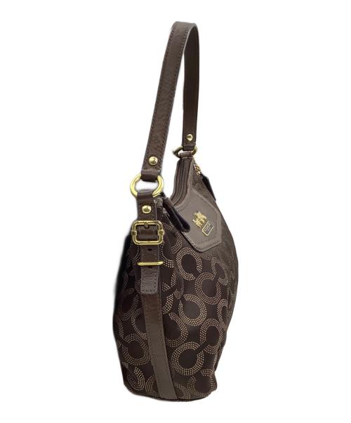 COACH（コーチ）COACH (コーチ) ハンドバッグ ブラウンの古着・服飾アイテム