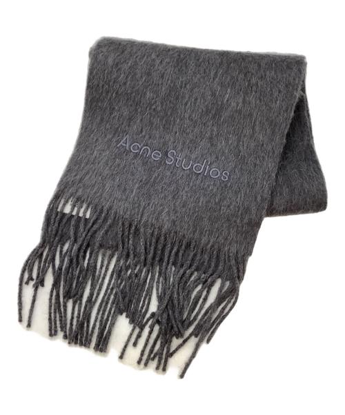 Acne studios（アクネ ストゥディオズ）Acne studios (アクネ ストゥディオズ) マフラー グレーの古着・服飾アイテム
