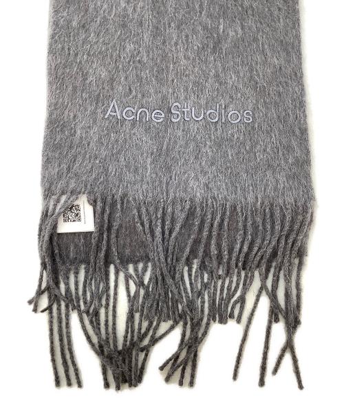 Acne studios（アクネ ストゥディオズ）Acne studios (アクネ ストゥディオズ) マフラー グレーの古着・服飾アイテム