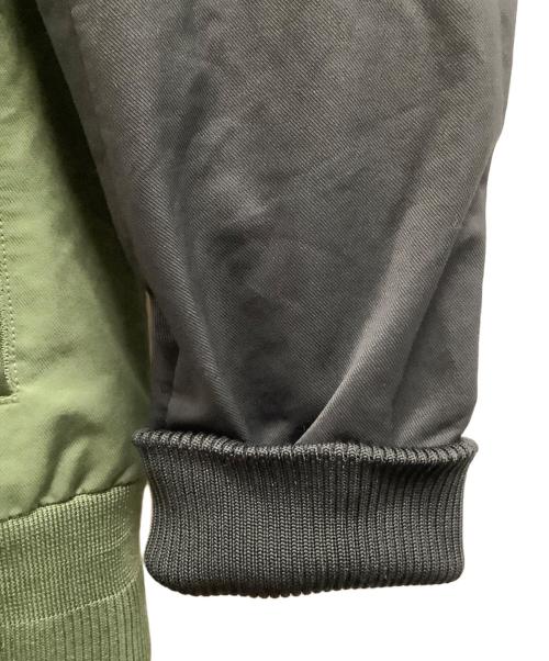 adidas（アディダス）adidas (アディダス) ジップアップジャケット ブラック×グリーン サイズ:2XOの古着・服飾アイテム