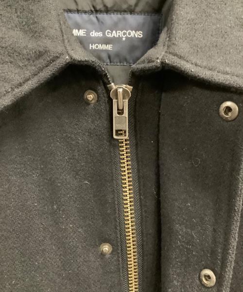 COMME des GARCONS HOMME（コムデギャルソン オム）COMME des GARCONS HOMME (コムデギャルソン オム) ウールコート ブラック サイズ:Lの古着・服飾アイテム