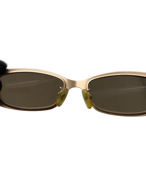 DOLCE & GABBANA（ドルチェ＆ガッバーナ）DOLCE & GABBANA (ドルチェ＆ガッバーナ) サングラス ゴールド×ブラック サイズ:48□17　135の古着・服飾アイテム