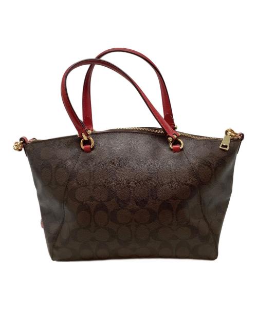 COACH（コーチ）COACH (コーチ) 2WAYショルダーバッグ ブラウンの古着・服飾アイテム