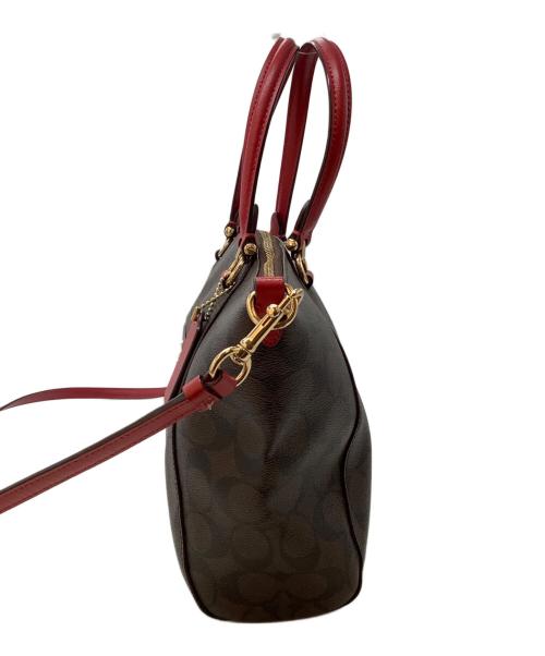 COACH（コーチ）COACH (コーチ) 2WAYショルダーバッグ ブラウンの古着・服飾アイテム