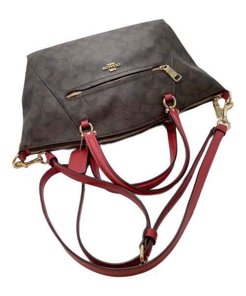COACH（コーチ）COACH (コーチ) 2WAYショルダーバッグ ブラウンの古着・服飾アイテム