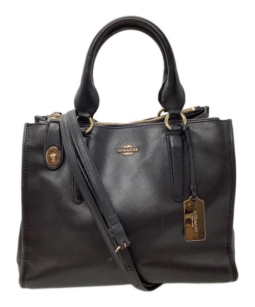 COACH（コーチ）COACH (コーチ) 2WAYショルダーバッグ ブラックの古着・服飾アイテム