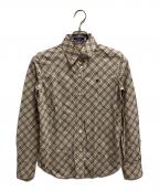 BURBERRY BLUE LABELバーバリー ブルー レーベル）の古着「長袖シャツ」｜ベージュ