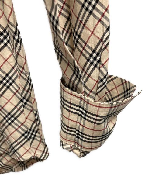BURBERRY BLUE LABEL（バーバリー ブルー レーベル）BURBERRY BLUE LABEL (バーバリー ブルー レーベル) 長袖シャツ ベージュ サイズ:SIZE 38の古着・服飾アイテム