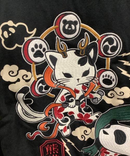 SUMINEKO（スミネコ）SUMINEKO (スミネコ) pandiesta japan (パンディエスタジャパン) ジップパーカー ブラック サイズ:Mの古着・服飾アイテム