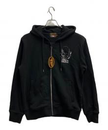VANSON（バンソン）の古着「ジップパーカー」｜ブラック