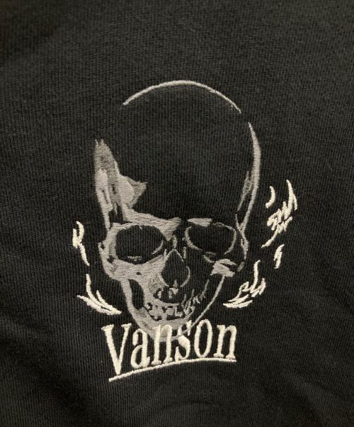 VANSON（バンソン）VANSON (バンソン) ジップパーカー ブラック サイズ:Mの古着・服飾アイテム