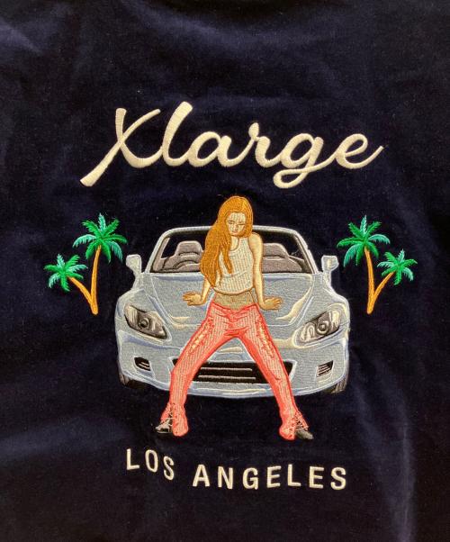 X-LARGE（エクストララージ）X-LARGE (エクストララージ) リバーシブルジャケット ブルー サイズ:Mの古着・服飾アイテム