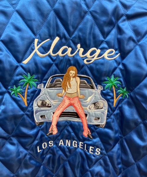 X-LARGE（エクストララージ）X-LARGE (エクストララージ) リバーシブルジャケット ブルー サイズ:Mの古着・服飾アイテム