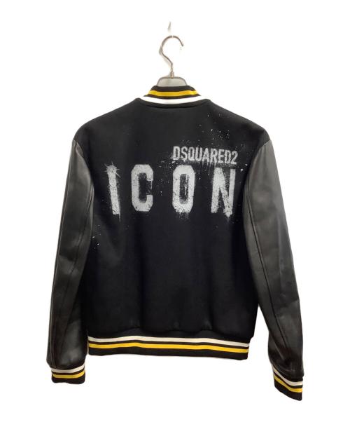 DSQUARED2（ディースクエアード）DSQUARED2 (ディースクエアード) スタジャン ブラック サイズ:48の古着・服飾アイテム