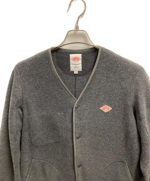 DANTON（ダントン）DANTON (ダントン) フリースVネックブルゾン グレー サイズ:34の古着・服飾アイテム