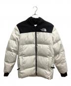 THE NORTH FACEザ ノース フェイス）の古着「ダウンジャケット」｜ホワイト×ブラック