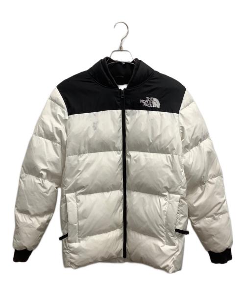 THE NORTH FACE（ザ ノース フェイス）THE NORTH FACE (ザ ノース フェイス) ダウンジャケット ホワイト×ブラック サイズ:Sの古着・服飾アイテム