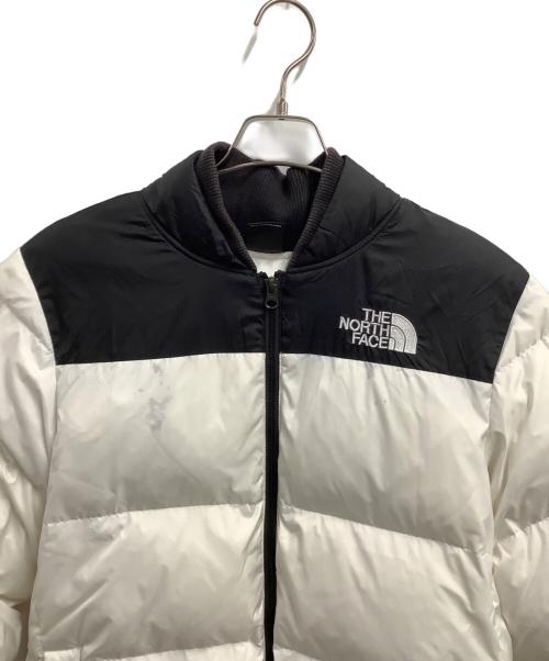 THE NORTH FACE（ザ ノース フェイス）THE NORTH FACE (ザ ノース フェイス) ダウンジャケット ホワイト×ブラック サイズ:Sの古着・服飾アイテム