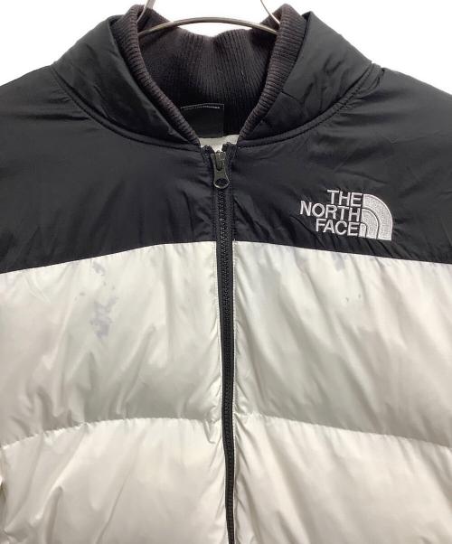 THE NORTH FACE（ザ ノース フェイス）THE NORTH FACE (ザ ノース フェイス) ダウンジャケット ホワイト×ブラック サイズ:Sの古着・服飾アイテム