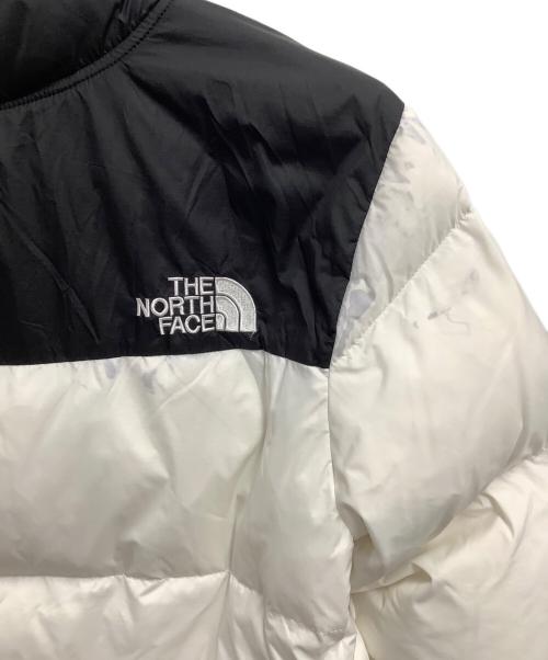 THE NORTH FACE（ザ ノース フェイス）THE NORTH FACE (ザ ノース フェイス) ダウンジャケット ホワイト×ブラック サイズ:Sの古着・服飾アイテム