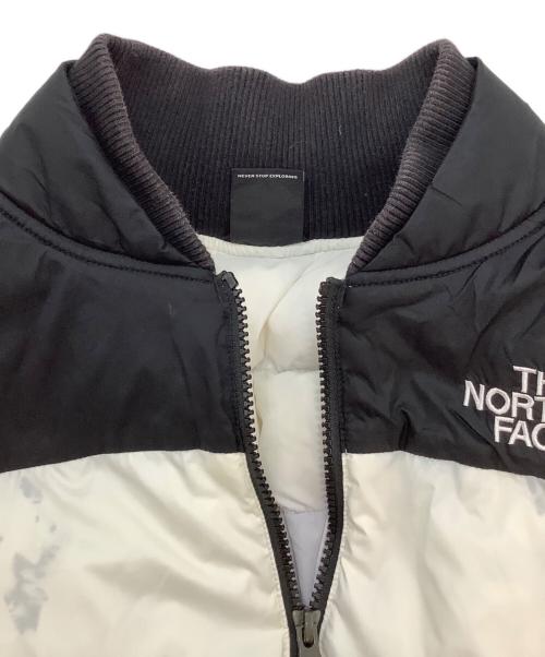 THE NORTH FACE（ザ ノース フェイス）THE NORTH FACE (ザ ノース フェイス) ダウンジャケット ホワイト×ブラック サイズ:Sの古着・服飾アイテム