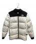 THE NORTH FACE（ザ ノース フェイス）の古着「ダウンジャケット」｜ホワイト×ブラック