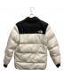 THE NORTH FACE (ザ ノース フェイス) ダウンジャケット ホワイト×ブラック サイズ:S：10000円