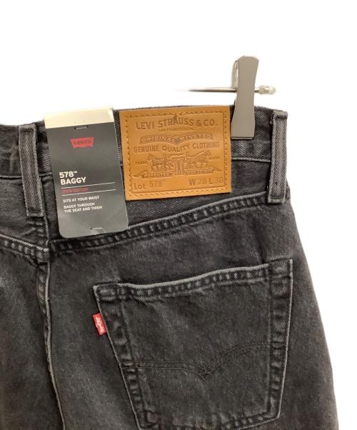 LEVI'S（リーバイス）LEVI'S (リーバイス) バギーデニムパンツ ブラック サイズ:W28×L30 未使用品の古着・服飾アイテム