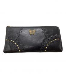 ANNA SUI（アナスイ）の古着「長財布」｜ブラック