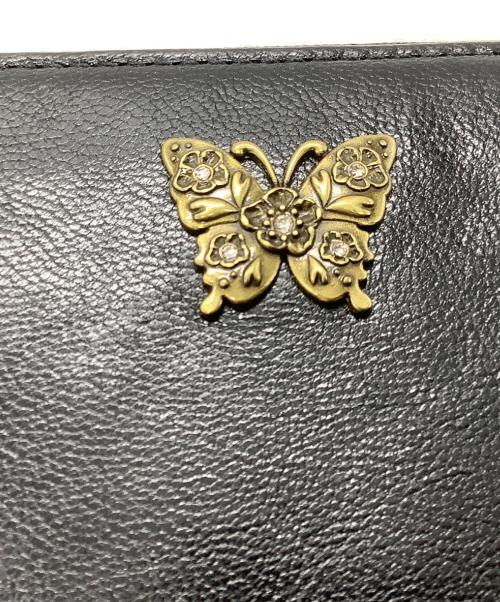 ANNA SUI（アナスイ）ANNA SUI (アナスイ) 長財布 ブラックの古着・服飾アイテム