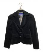 BURBERRY BLUE LABELバーバリー ブルー レーベル）の古着「テーラードジャケット」｜ブラック