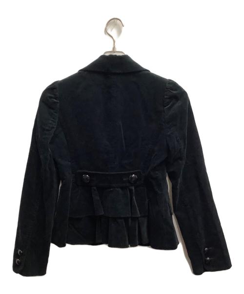 BURBERRY BLUE LABEL（バーバリー ブルー レーベル）BURBERRY BLUE LABEL (バーバリー ブルー レーベル) テーラードジャケット ブラック サイズ:38の古着・服飾アイテム