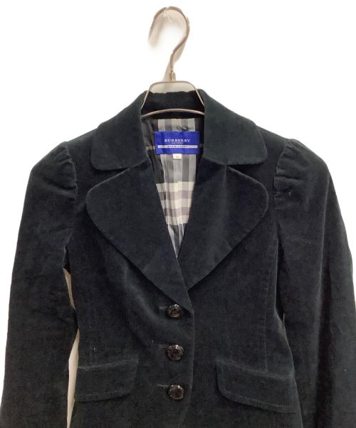 BURBERRY BLUE LABEL（バーバリー ブルー レーベル）BURBERRY BLUE LABEL (バーバリー ブルー レーベル) テーラードジャケット ブラック サイズ:38の古着・服飾アイテム