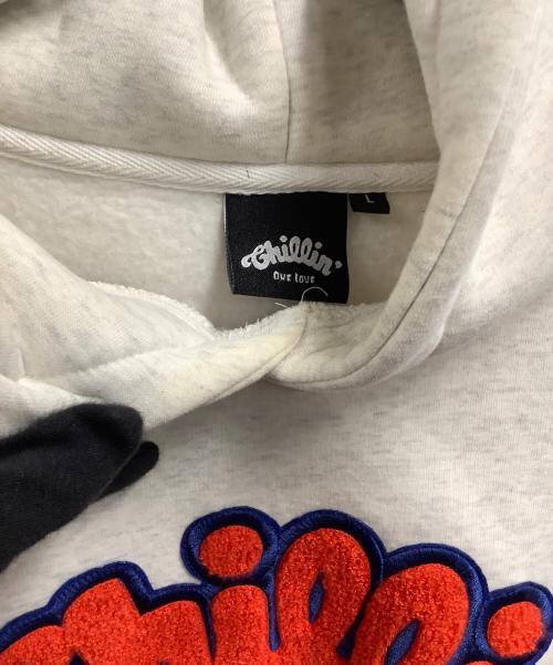 Chillin（チリン）Chillin (チリン) パーカー グレー サイズ:Lの古着・服飾アイテム