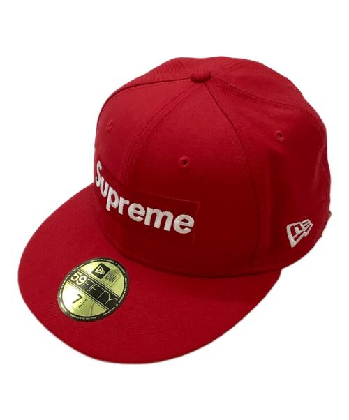 New Era（ニューエラ）New Era (ニューエラ) SUPREME (シュプリーム) ボックスロゴキャップ レッドの古着・服飾アイテム