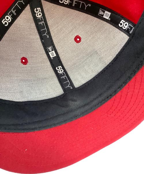 New Era（ニューエラ）New Era (ニューエラ) SUPREME (シュプリーム) ボックスロゴキャップ レッドの古着・服飾アイテム