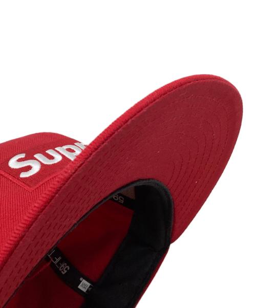 New Era（ニューエラ）New Era (ニューエラ) SUPREME (シュプリーム) ボックスロゴキャップ レッドの古着・服飾アイテム