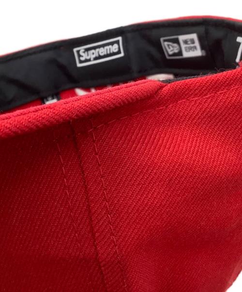 New Era（ニューエラ）New Era (ニューエラ) SUPREME (シュプリーム) ボックスロゴキャップ レッドの古着・服飾アイテム