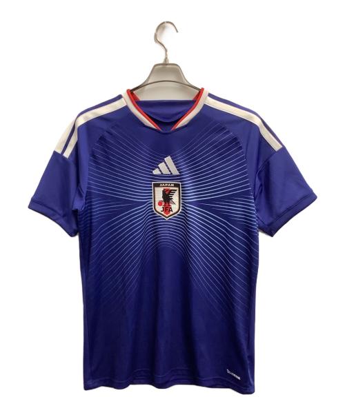 adidas（アディダス）adidas (アディダス) 半袖カットソー ブルー サイズ:XLの古着・服飾アイテム