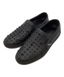 JIMMY CHOO（ジミーチュウ）の古着「スリッポン」｜ブラック