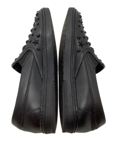 JIMMY CHOO（ジミーチュウ）JIMMY CHOO (ジミーチュウ) スリッポン ブラック サイズ:SIZE 42の古着・服飾アイテム