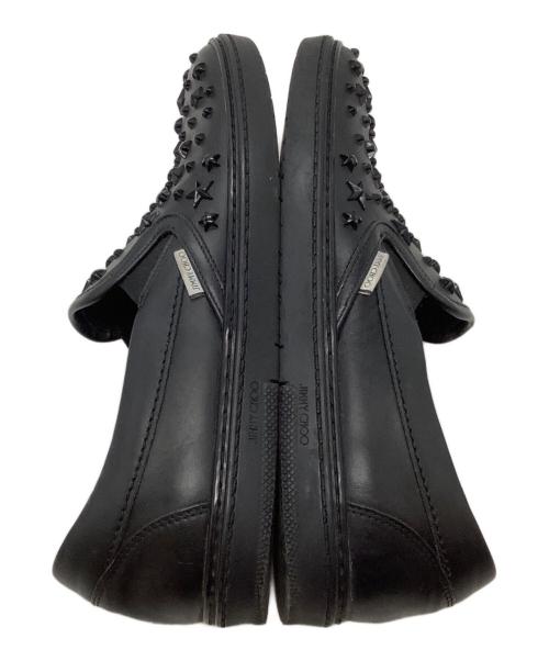 JIMMY CHOO（ジミーチュウ）JIMMY CHOO (ジミーチュウ) スリッポン ブラック サイズ:SIZE 42の古着・服飾アイテム